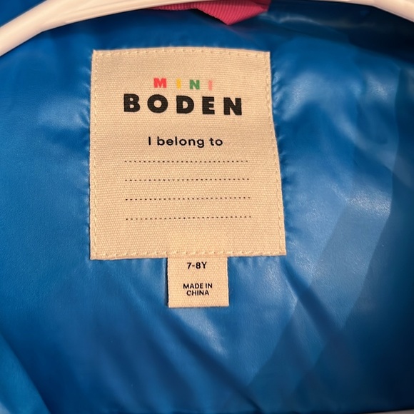 Mini Boden girls puffer jacket - Picture 3 of 4